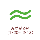 みずがめ座 （1/20～2/18）