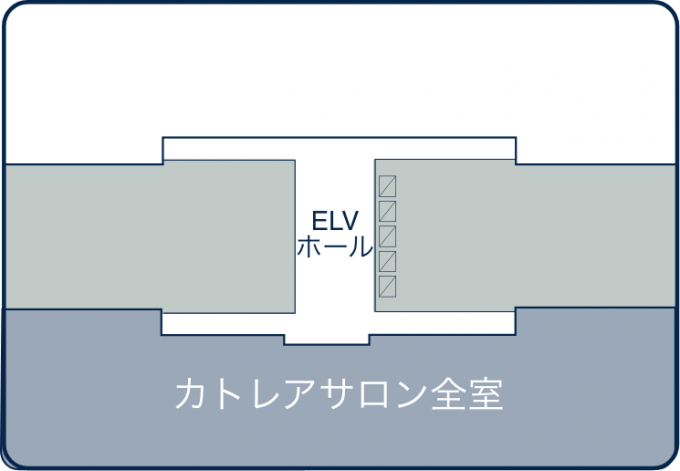 12F / カトレアサロン全室 980㎡（約300坪）