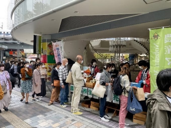 2021年10月 交通会館マルシェ販売風景