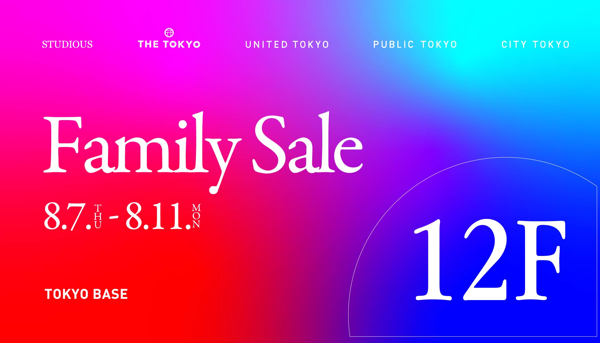 TOKYO BASE　Family Sale
